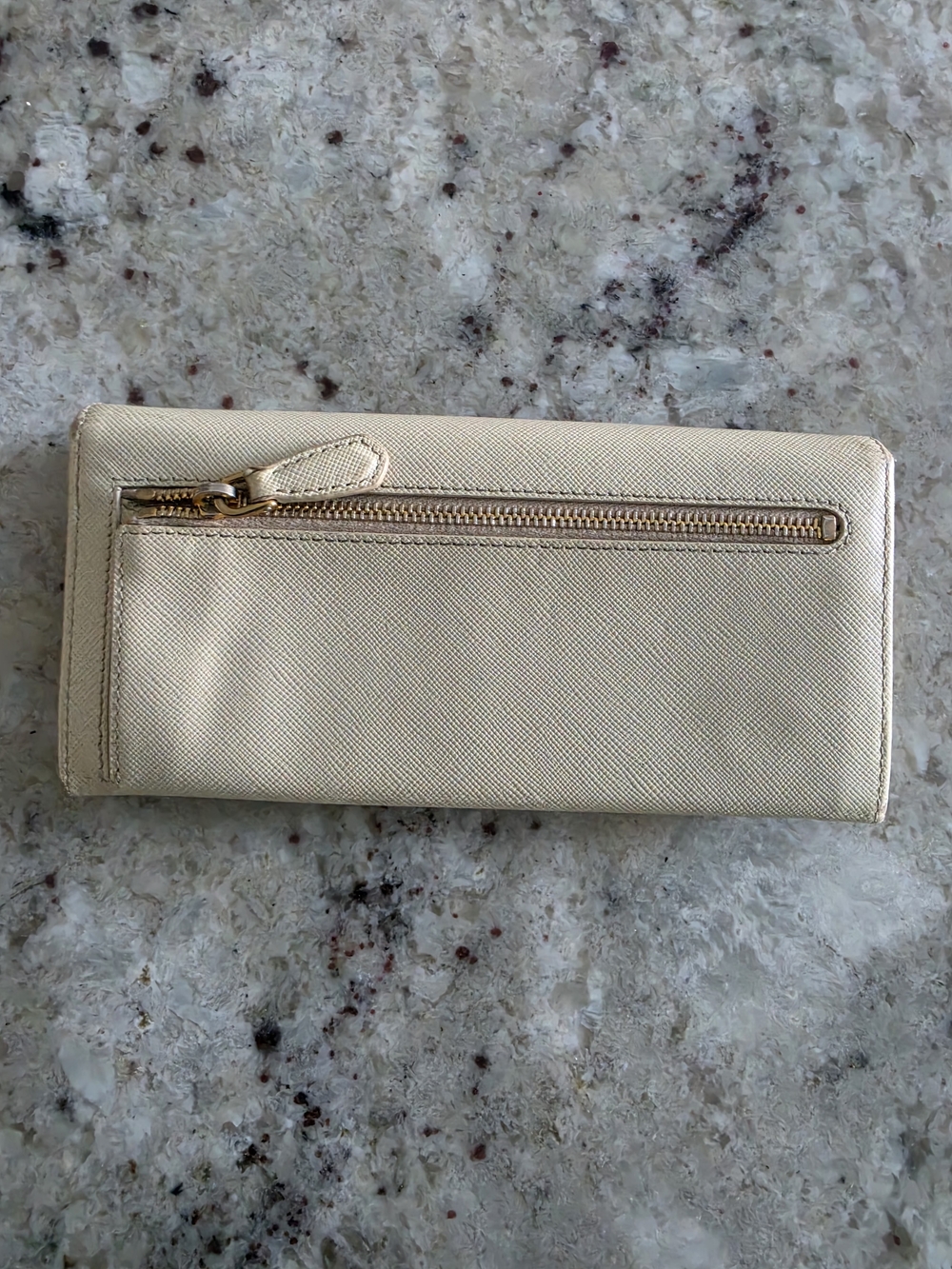 Prada Saffiano Leather Continental Flap Wallet